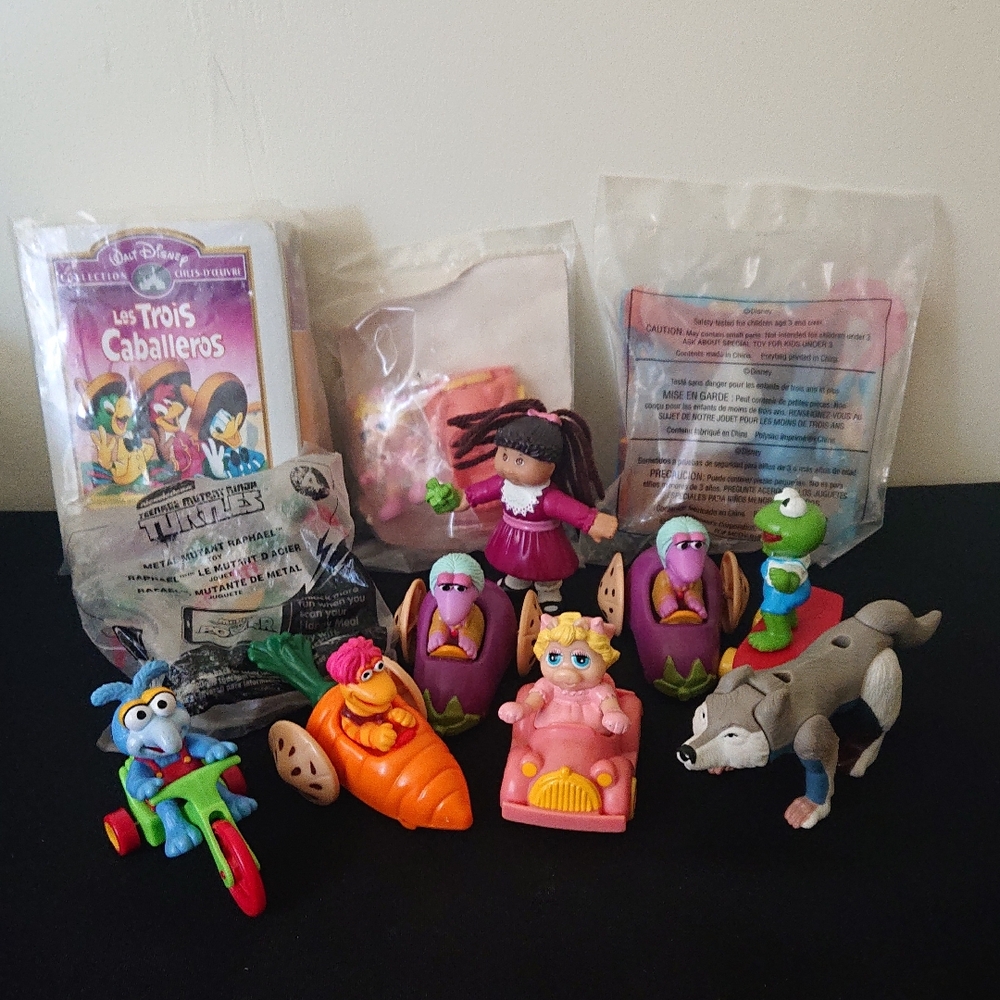 McDonald's Toy Lot - Fraggle Rock, Disney, Muppet Babies